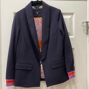 Navy Blazer Jacket - DREW